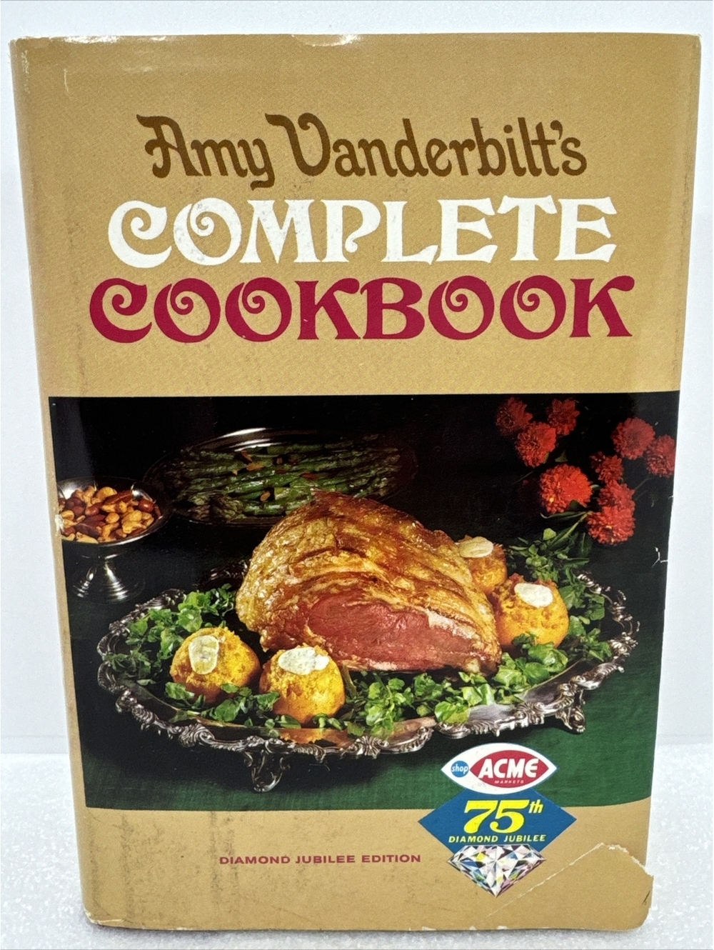 Amy Vanderbilt's Cookbook 1961 HC/DJ 75th Diamond Jubilee Andy Warhol 1st Ed